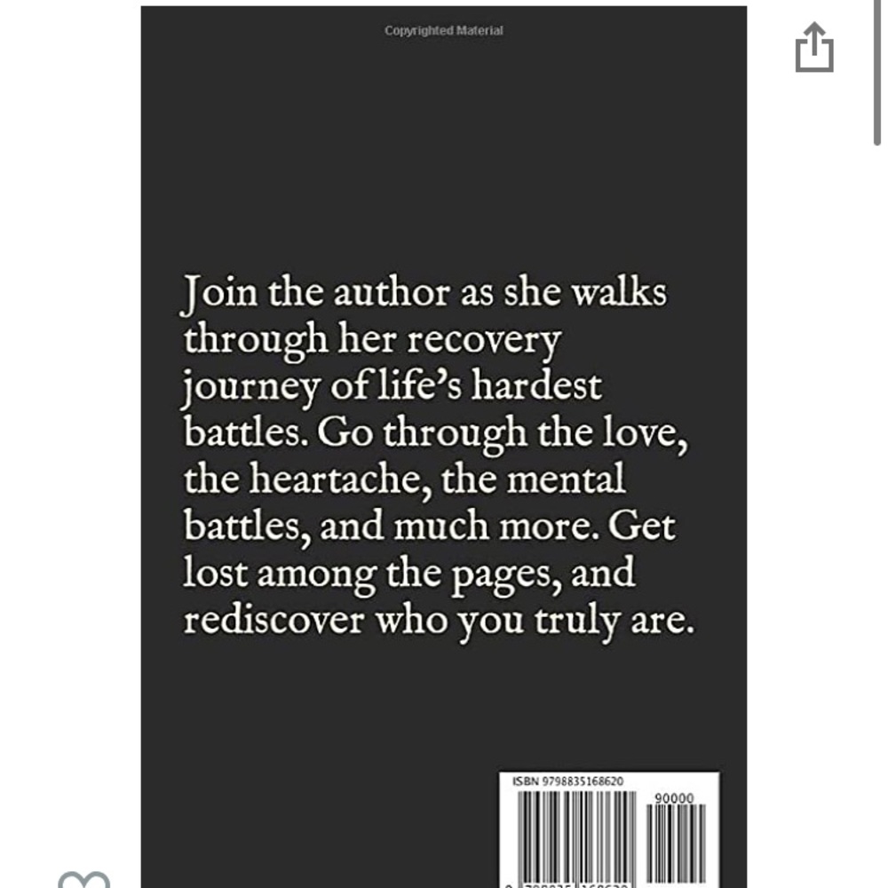 The Recovery Journey is a poetry book